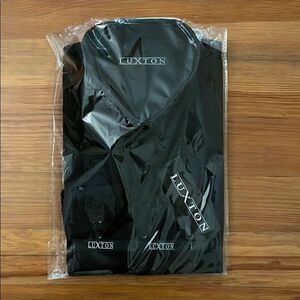 Luxton Black Button Up Long Sleeve Shirt Mens Size Large 16-16.5 34/35